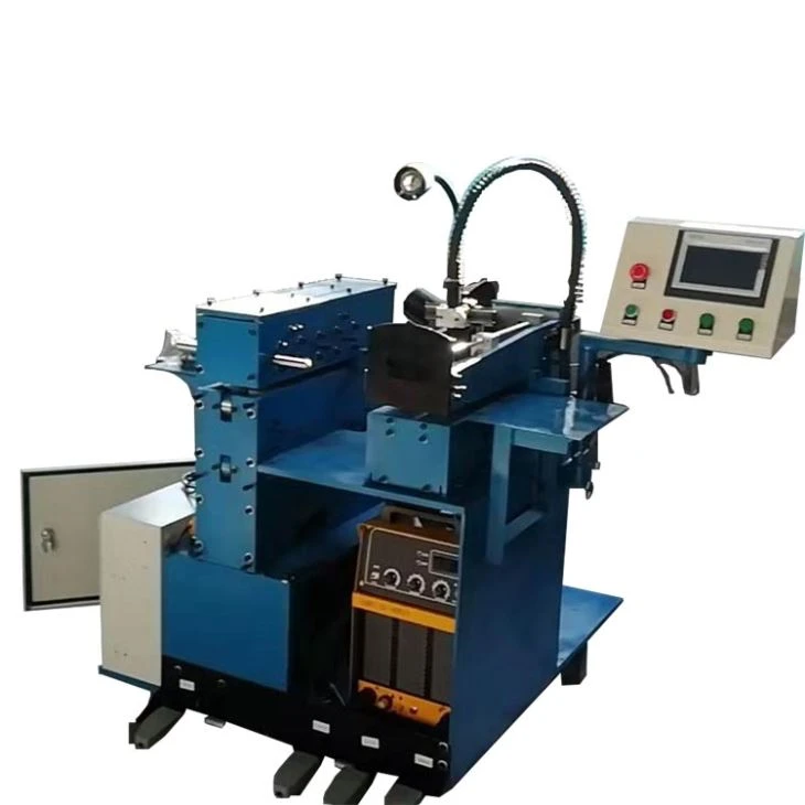 Cizalla hidráulica y máquina de soldadura